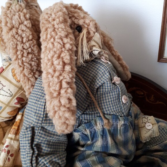 Bunnies - Boy and Girl - Handcrafted - Picture 8 of 8